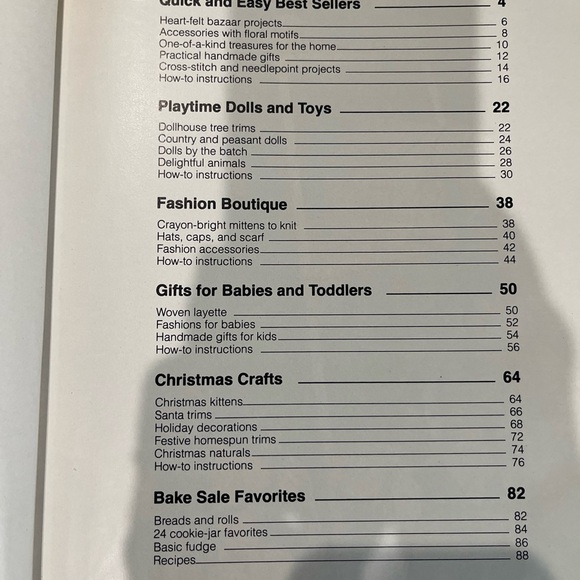 Vintage Better Homes and Gardens Easy Bazaar Crafts Hardcover Book  1981 - Picture 5 of 12